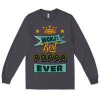 Smoke world's best poppa ever Long Sleeve Tee - Jasminsmagicworld