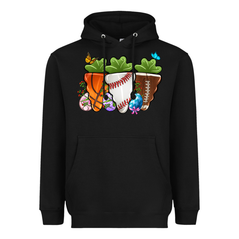 Easter Day Sports Easter Sports Carrots Heavyweight Hoodie by OliviaCreatesArt | Teevron