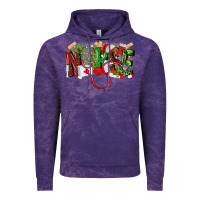 Cloud Purple nurse christmas Vintage Hoodie - MaliasSmallBusiness
