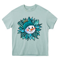 Arona cute snowman winter sunflower Heavy Core Tee - Jasminsmagicworld