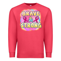 Cardinal brave and strong cancer Premium Sweatshirt - FaDigitalArtStudio