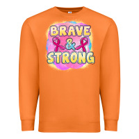 Carrot brave and strong cancer Premium Sweatshirt - FaDigitalArtStudio