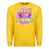 Lemon brave and strong cancer Premium Sweatshirt - FaDigitalArtStudio