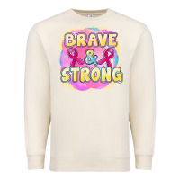 Sandshell brave and strong cancer Premium Sweatshirt - FaDigitalArtStudio