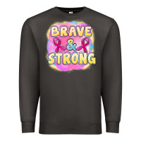 Smoke brave and strong cancer Premium Sweatshirt - FaDigitalArtStudio