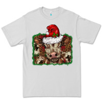 Dove Grey Christmas background baby calf Premium Tee - BarkalooDesign