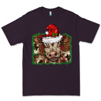 Plum Christmas background baby calf Premium Tee - BarkalooDesign