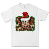 White Christmas background baby calf Premium Tee - BarkalooDesign