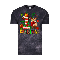 Cloud Black my first christmas reindeer Vintage Tee - MaliasSmallBusiness