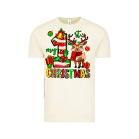 Vintage Arctic my first christmas reindeer Vintage Tee - MaliasSmallBusiness