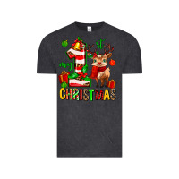 Vintage Black my first christmas reindeer Vintage Tee - MaliasSmallBusiness