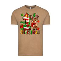Vintage Coffee my first christmas reindeer Vintage Tee - MaliasSmallBusiness