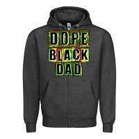 Charcoal Heather dope black dad Zipper Hoodie - CowGirlArtShop