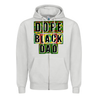 Dove Grey dope black dad Zipper Hoodie - CowGirlArtShop