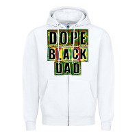 White dope black dad Zipper Hoodie - CowGirlArtShop