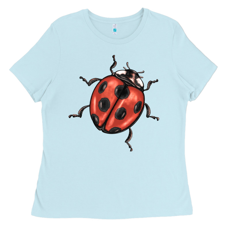 Ladybug Ladies Tee by BarkalooDesign | Teevron