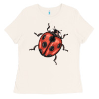 Bone ladybug Ladies Tee - BarkalooDesign