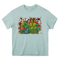 Arona watercolor cactus western background Heavy Core Tee - BarkalooDesign