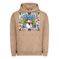 Pigment Burro Chillin Snow Urban Hoodie - CowhideDigitalArt