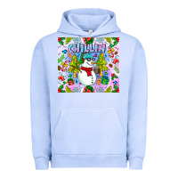 Pigment Grape Ice Chillin Snow Urban Hoodie - CowhideDigitalArt