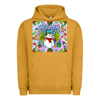 Pigment Peanut Butter Chillin Snow Urban Hoodie - CowhideDigitalArt