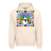 Sandshell Chillin Snow Urban Hoodie - CowhideDigitalArt