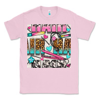 Bubblegum Pink leopard and cowhide hair and curling iron with hearts and flowers seam Classic Tee - BundleAndBundleShop