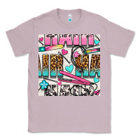 Lilac leopard and cowhide hair and curling iron with hearts and flowers seam Classic Tee - BundleAndBundleShop