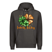 Smoke Feeling lucky with clover Premium Hoodie - HowdyJamesFarm