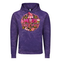 Cloud Purple pink merry christmas Vintage Hoodie - MaliasSmallBusiness