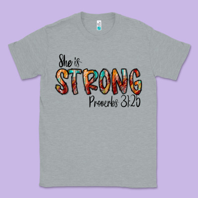 She Is Strong Provebs Classic Tee Designed By Cowhidedigitalart