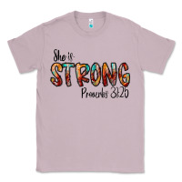 Lilac she is strong provebs Classic Tee - CowhideDigitalArt