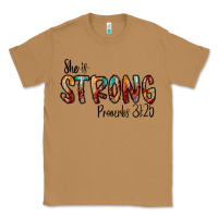 Toasted Coconut she is strong provebs Classic Tee - CowhideDigitalArt