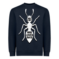 Navy Just A Boy Who Loves Ants Heavyweight Sweatshirt - Bettercallsaul