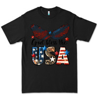 Black Western God Bless The USA Premium Tee - LillyAllenDesigns