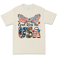 Bone Western God Bless The USA Premium Tee - LillyAllenDesigns