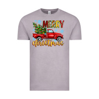 Vintage Zinc merry christmas truck Vintage Tee - MaliasSmallBusiness