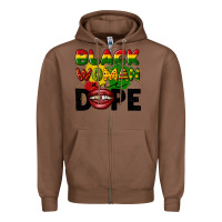 Chestnut black woman are dope Zipper Hoodie - CowGirlArtShop