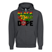Smoke black woman are dope Zipper Hoodie - CowGirlArtShop