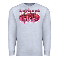 Heather Grey In October we wear pink Breast Cancer Premium Sweatshirt - FaDigitalArtStudio