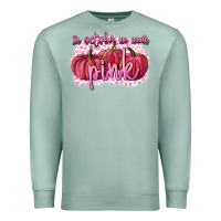 Seafoam In October we wear pink Breast Cancer Premium Sweatshirt - FaDigitalArtStudio