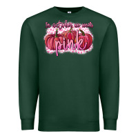 In October We Wear Pink Breast Cancer Premium Sweatshirt | Teevron