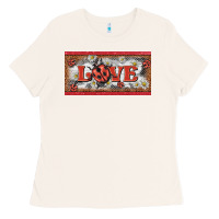 Bone love ladybug    license plate template Ladies Tee - BarkalooDesign