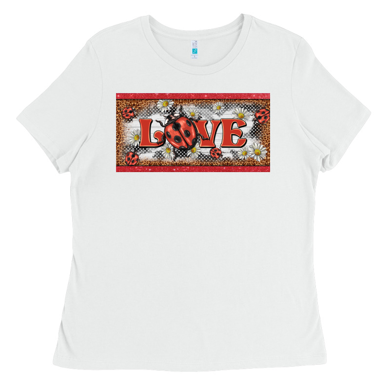 Love Ladybug    License Plate Template Ladies Tee by BarkalooDesign | Teevron