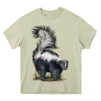 Mossy skunk Heavy Core Tee - LillyAllenDesigns
