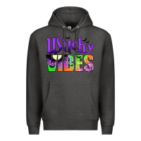 Charcoal Heather witchy vibes Premium Hoodie - JahusDesignShop