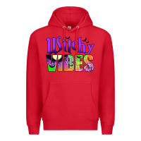 Red witchy vibes Premium Hoodie - JahusDesignShop