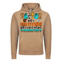 Vintage Coffee Pastor not a miracle worker Vintage Hoodie - MaliasSmallBusiness