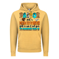 Vintage Mustard Pastor not a miracle worker Vintage Hoodie - MaliasSmallBusiness