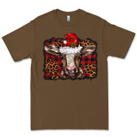 Cacao Christmas background baby calf Premium Tee - BarkalooDesign
